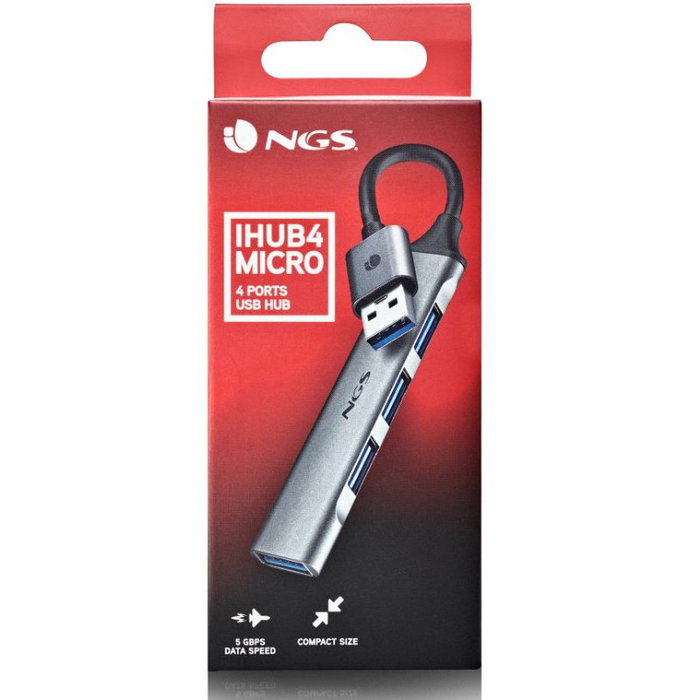 HUB 4 PUERTOS USB IHUB MICRO NGS